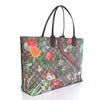 Gucci Women's Tian Patterned GG Supreme Canvas Large Shopping Tote 427015