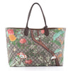 Gucci Women's Tian Patterned GG Supreme Canvas Large Shopping Tote 427015