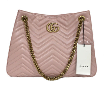 Gucci Women's Violet Old Rose Marmont Matelasse Shoulder Handbag 453569