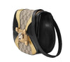 Gucci Womens GG Supreme Canvas Black Gold Osiride Shoulder Bag 500781