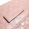 Gucci Womens Microguccissima Soft Pink Leather Continental Flap Wallet 449393