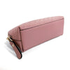 Gucci Womens Soft Pink Microguccissima GG Logo Leather Zip Cosmetic Case 449894