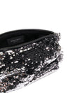 Jimmy Choo Callie Black/Silver Double Faced Sequin Handbag DFS/000071