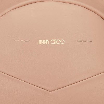 Jimmy Choo Cassie Ballet Pink Nappa Round Studded Backpack