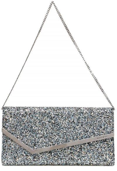 Jimmy Choo Erica Shaded Fine Multi Glitter Fabric Handbag DIR/000064