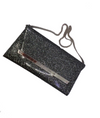 Jimmy Choo Margot Coated Glitter Anthracite Clutch Bag OGF100017 J000077156001