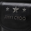 Jimmy Choo Orion Black/Gunmetal Leather Biker Stars Waist Pouch Handbag BLS/183