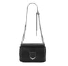 Jimmy Choo Women's Black Chrome Lockett Spazzolato Leather Bag SBK012573