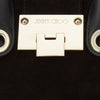 Jimmy Choo Women's Black Riley's Mini Suede Tote Crossbody Bag OCERT028