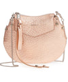 Jimmy Choo Women's Metallic Rose Gold Artie Mini Crossbody Handbag MGL174