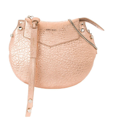 Jimmy Choo Women's Metallic Rose Gold Artie Mini Crossbody Handbag MGL174