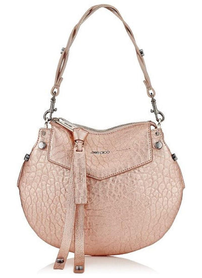 Jimmy Choo Women's Metallic Rose Gold Artie Mini Crossbody Handbag MGL174