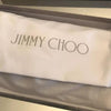 Jimmy Choo Women's Milla Glitter Metallic Anthracite Silver Clutch Bag LAG144