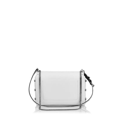 Jimmy Choo Women's Optic White Chrome Lockett Handbag SBKOpticWhite