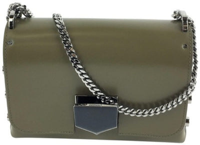 Jimmy Choo Women's Spazzolato Leather Lockett Petite Cross Body  SBK 030059