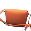 Miu Miu Bandoliera Orange Leather Cross Body Handbag w Silver Hardware 5BH638