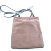 Miu Miu Camoscio Pink and Gray Suede Shoulder Hand Shopping Bag 5BG011