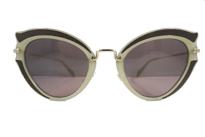 Miu Miu Prada Classic Women's Gray Cat Eye Sunglasses SMU05S