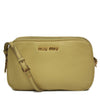 Miu Miu Prada Classic Women's Light Yellow Leather Wristlet Bag 5ARH02