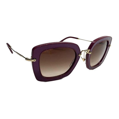 Miu Miu Prada Classic Women's Purple Luxury Sunglasses SMU07O