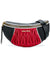 Miu Miu Red and Black Nappa Leather Fanny Pack Pouch Handbag 5BL008