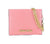 Miu Miu Rosa N Leather Credit Card Holder Madras Chain 5MC320