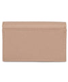 Prada Beige Saffiano Leather Credit Card Holder 1MC122