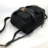 Prada Black Nero Vela Tessuto Nylon Soft Calf Leather Adjustable Backpack 1BZ677