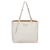 Prada Calfskin Leather Tote Vitello Daino Talco White Shopping Tote Bag 1BG205