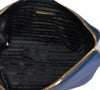 Prada Contenitore Baltico Navy Blue Vitello Daino Vanity Case 1ND004