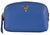 Prada Contenitore Cobalto Blue Vitello Daino Vanity Cosmetic Case 1ND005