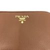 Prada Contenitore Nicciolo Brown Vitello Daino Leather Vanity Case 1ND007