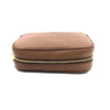 Prada Contenitore Nicciolo Brown Vitello Daino Leather Vanity Case 1ND007