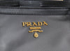 Prada Gray Tessuto Nylon w Calf Leather Trim Shopping Tote Bag 1BG158