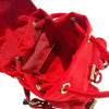 Prada Key Chain Red Nylon Iconic Prada Backpack Coin Purse Bag Charm 1TT010