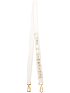 Prada Leather Saffiano Leather Crystal Women's White Strap 1TY006