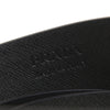 Prada Men's Logo Engraved Plaque Saffiano Leather Belt Grey Antracite 40 100 2CM009