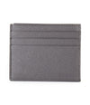 Prada Mercuio Grey Saffiano Men's Leather Wallet Card Holder 2MC223