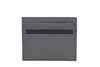 Prada Mercuio Grey Saffiano Men's Leather Wallet Card Holder 2MC223