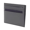 Prada Mercuio Grey Saffiano Men's Leather Wallet Card Holder 2MC223