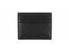 Prada Mercurio Black and Grey Saffiano Men's Leather Wallet Card Holder 2MC223