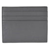 Prada Mercurio Black and Grey Saffiano Men's Leather Wallet Card Holder 2MC223