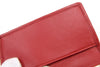 Prada Portachiavi Ganci Fuoco Red Nappa Gaufre'1 Leather Key Wallet 1PG222