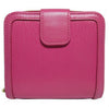 Prada Portafoglio Lampo Fuxia Pink Vitello Move Zip Flap Bow Wallet 1ML522