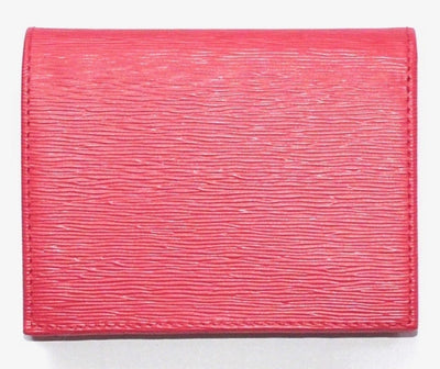 Prada Portafoglio Verticale Fuxia Geranio Vitello Move Leather Flap Wallet 1MV204