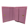 Prada Portafoglio Verticale Pink Geranio Vitello Move Leather Wallet 1MV204