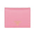 Prada Portafoglio Verticale Pink Geranio Vitello Move Leather Wallet 1MV204